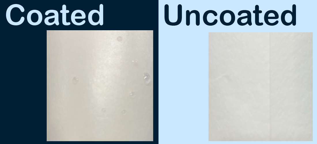 The difference between coated and uncoated paper