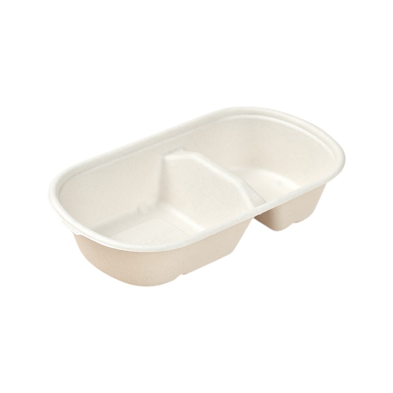 HN Series 700ml Salad Box 2 Compartment