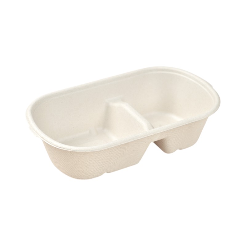 HN Series 850ml Salad Box 2 Compartment